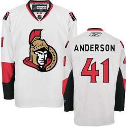 Craig Anderson Ottawa Senators Reebok Premier White Away Jersey