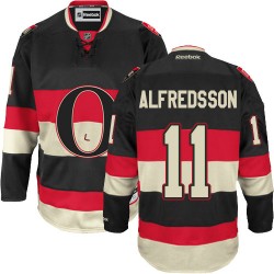 Daniel Alfredsson Ottawa Senators Reebok Authentic Black New Third Jersey