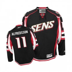 Daniel Alfredsson Ottawa Senators Reebok Authentic Black Third Jersey