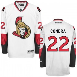 Erik Condra Ottawa Senators Reebok Authentic White Away Jersey