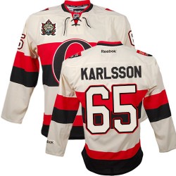 Erik Karlsson Ottawa Senators Reebok Authentic Cream 2014 Heritage Classic Jersey