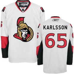 Erik Karlsson Ottawa Senators Reebok Authentic White Away Jersey