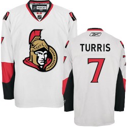 Kyle Turris Ottawa Senators Reebok Authentic White Away Jersey