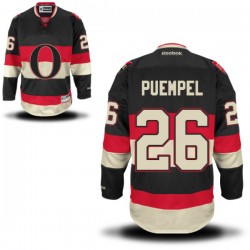 Matt Puempel Ottawa Senators Reebok Premier Black Alternate Jersey