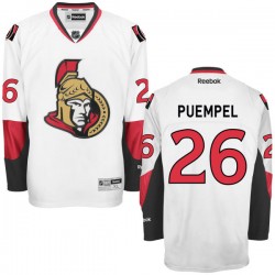 Matt Puempel Ottawa Senators Reebok Premier White Away Jersey