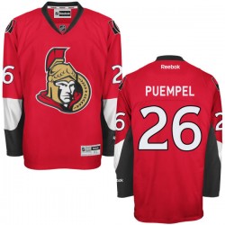 Matt Puempel Ottawa Senators Reebok Authentic Red Home Jersey