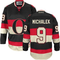 Milan Michalek Ottawa Senators Reebok Authentic Black New Third Jersey