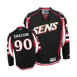 Alex Chiasson Ottawa Senators Reebok Authentic Black Third Jersey