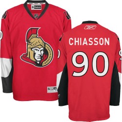 Alex Chiasson Ottawa Senators Reebok Authentic Red Home Jersey