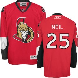 Chris Neil Ottawa Senators Reebok Authentic Red Home Jersey