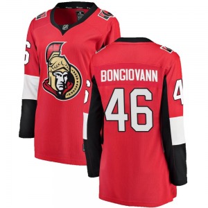 Women's Wyatt Bongiovanni Ottawa Senators Fanatics Branded Breakaway Red Home Jersey