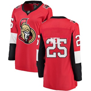 Women's Chris Neil Ottawa Senators Fanatics Branded Breakaway Red Home Jersey