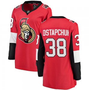 Women's Zack Ostapchuk Ottawa Senators Fanatics Branded Breakaway Red Home Jersey
