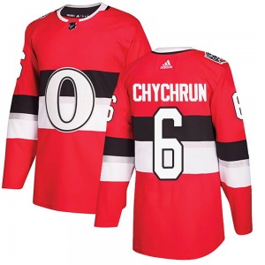 Jakob Chychrun Ottawa Senators Adidas Authentic Red 2017 100 Classic Jersey