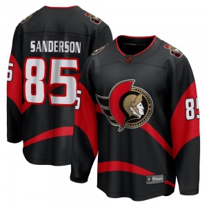 Jake Sanderson Ottawa Senators Fanatics Branded Breakaway Black Special Edition 2.0 Jersey
