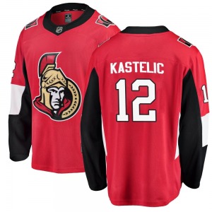 Youth Mark Kastelic Ottawa Senators Fanatics Branded Breakaway Red Home Jersey