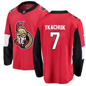 Youth Brady Tkachuk Ottawa Senators Fanatics Branded Breakaway Red Home Jersey