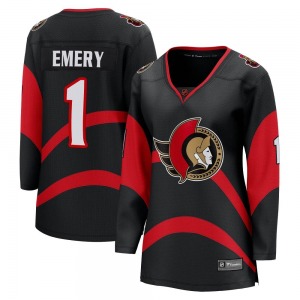 Women's Ray Emery Ottawa Senators Fanatics Branded Breakaway Black Special Edition 2.0 Jersey