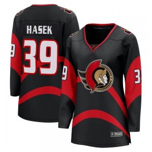 Women's Dominik Hasek Ottawa Senators Fanatics Branded Breakaway Black Special Edition 2.0 Jersey