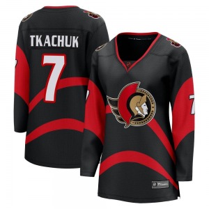Women's Brady Tkachuk Ottawa Senators Fanatics Branded Breakaway Black Special Edition 2.0 Jersey