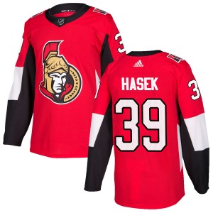 Youth Dominik Hasek Ottawa Senators Adidas Authentic Red Home Jersey