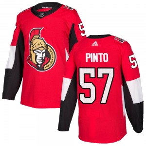 Youth Shane Pinto Ottawa Senators Adidas Authentic Red Home Jersey