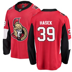 Dominik Hasek Ottawa Senators Fanatics Branded Breakaway Red Home Jersey