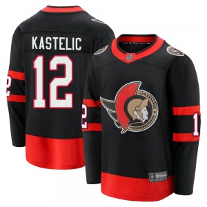 Youth Mark Kastelic Ottawa Senators Fanatics Branded Premier Black Breakaway 2020/21 Home Jersey