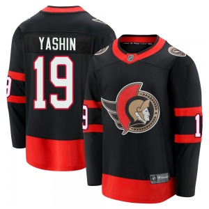 Youth Alexei Yashin Ottawa Senators Fanatics Branded Premier Black Breakaway 2020/21 Home Jersey
