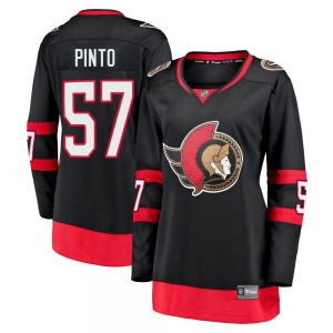 Women's Shane Pinto Ottawa Senators Fanatics Branded Premier Black Breakaway 2020/21 Home Jersey