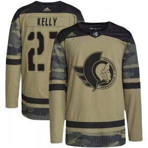 Parker Kelly Ottawa Senators Adidas Authentic Camo Military Appreciation Practice Jersey